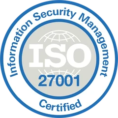 Sello de certificación ISO/IEC 27001